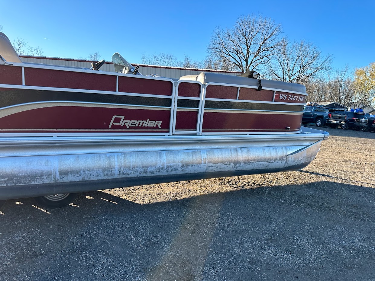 2012 Premier 240 SUNSATION  23' pontoon w/ 60hp Mercury Four stroke! W/ Bunk trailer! - Photo 16